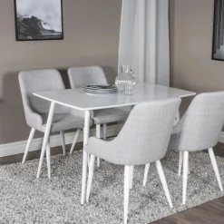 Online Nohr Eettafel Austina MDF, kleur Wit