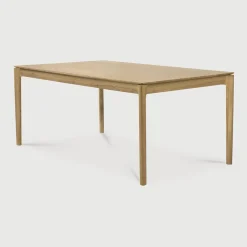 Ethnicraft Eettafel Bok Geolied Eikenhout, kleur Naturel