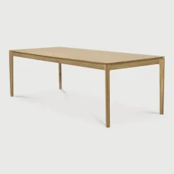 Ethnicraft Eettafel Bok Geolied Eikenhout, kleur Naturel