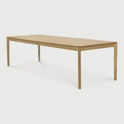Ethnicraft Eettafel Bok Geolied Eikenhout, kleur Naturel