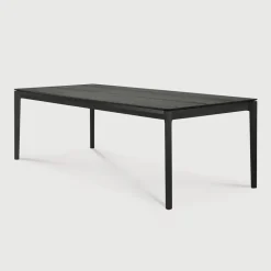 Sale Ethnicraft Eettafel Bok Gevernist Eikenhout, kleur Zwart