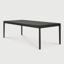 Sale Ethnicraft Eettafel Bok Gevernist Eikenhout, kleur Zwart