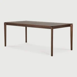 Best Ethnicraft Eettafel Bok Gevernist Teakhout, kleur Bruin