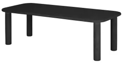 Discount DTP Home Eettafel Clio Betonlook, kleur Zwart