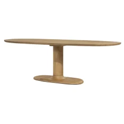 Eleonora Eettafel Coco Mangohout, kleur Naturel