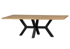 Sale WOOOD Eettafel Combi-tablo Eikenhout, 240 x 100cm, kleur Naturel