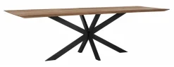 Discount DTP Home Eettafel Curves Teakhout Naturel