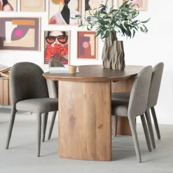 Sale Eleonora Eettafel Dex Eiken, kleur Bruin