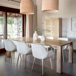 Discount Kave Home Eettafel Deyanira Eiken