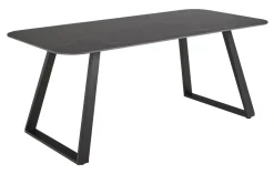 Best Bendt Eettafel Ginni Keramiek, 180 x 90cm, kleur Zwart