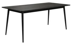 Hot ZILT Eettafel Hany Essenhout Visgraat, kleur Zwart