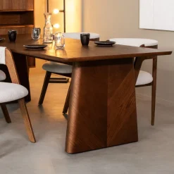 Outlet LABEL51 Eettafel Jule Eiken Walnoot