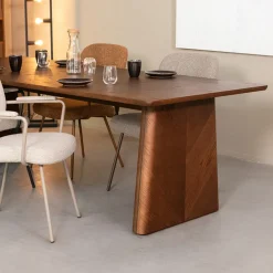 Outlet LABEL51 Eettafel Jule Eiken Walnoot