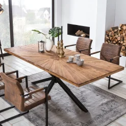New Artistiq Living Eettafel Latonja Teakhout, kleur Zwart