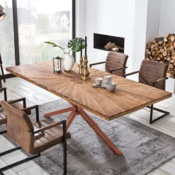 New Artistiq Living Eettafel Latonja Teakhout, kleur Bruin