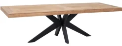 Best DTP Home Eettafel Lincoln Teakhout Bruin, Zwart