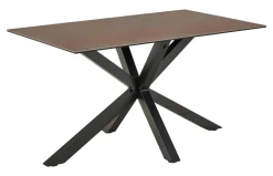 Online Bendt Eettafel Line Keramiek, kleur Bruin