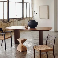 Hot Kave Home Eettafel Litto Deens ovaal, Walnoot