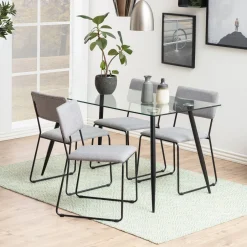 Clearance Bendt Eettafel Louise 140 x 80cm Zwart