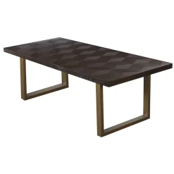 Online Richmond Interiors Eettafel Luxor Eikenhout, 230 x 100cm Bruin