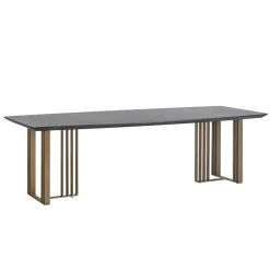 New Richmond Interiors Eettafel Maverick Eiken en staal