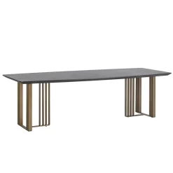New Richmond Interiors Eettafel Maverick Eiken en staal