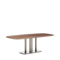 Outlet Kave Home Eettafel Melvar Walnootfineer Bruin