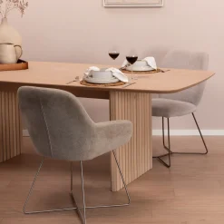 Hot Sohome Eettafel Olaf Eiken, 220 x 105cm