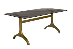 Discount Dutchbone Eettafel Sansa, 180x90cm Goud