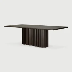 Outlet Ethnicraft Eettafel Sequence Mahoniehout, 240 x 110cm, kleur Donkerbruin