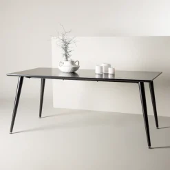 Nohr Eettafel Shaindy MDF, kleur Zwart