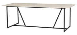 Online WOOOD Eettafel Silas Essen, 220 x 90cm, kleur Dust