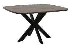 New Tower Living Eettafel Silvi Mangohout, 130 x 130cm, kleur Zwart
