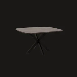 Hot Tower Living Eettafel Silvi Mangohout, 130 x 130cm, kleur Bruin