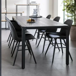 Zuiver Eettafel Storm Essenhout, kleur Zwart