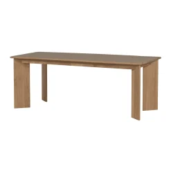 Best WOOOD Eettafel Tablo Eikenhout, kleur Naturel Transparant