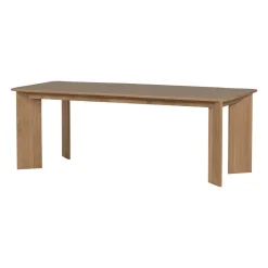 Best WOOOD Eettafel Tablo Eikenhout, kleur Naturel Transparant