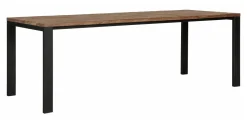 Clearance DTP Home Eettafel Tracks Teakhout Bruin