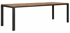 Clearance DTP Home Eettafel Tracks Teakhout Bruin