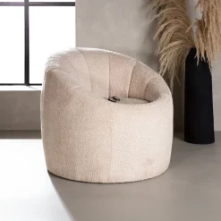 New Nohr Fauteuil Alea Bouclé, kleur Beige
