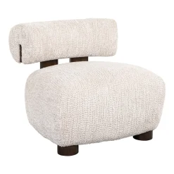 Discount Richmond Interiors Fauteuil Arabella Chenille, kleur Crème Cru00e8me