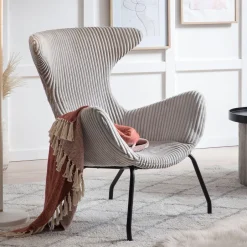 Sale Artistiq Living Fauteuil Ariel Rib, kleur Grijs