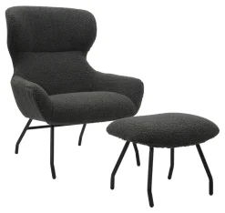 Clearance Artistiq Living Fauteuil Ashten Met hocker, Teddy