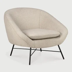 Sale Ethnicraft Fauteuil Barrow Structuurstof