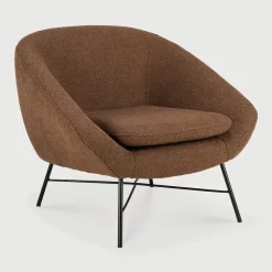 Sale Ethnicraft Fauteuil Barrow Structuurstof