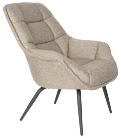 Best ZILT Fauteuil Bejamin Bouclé Bruin