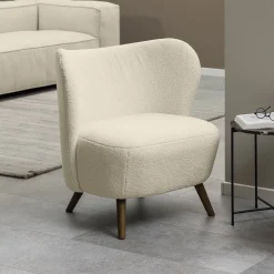 Best Bendt Fauteuil Bram Teddy, kleur Crème Cru00e8me