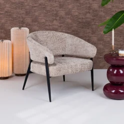 Discount Livingfurn Fauteuil Dilan Chenille