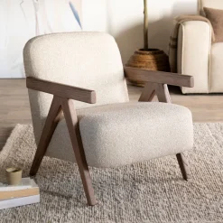 Best Eleonora Fauteuil Francis Grove Bouclé