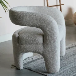 Online ZILT Fauteuil Genia Bouclé, kleur Off White